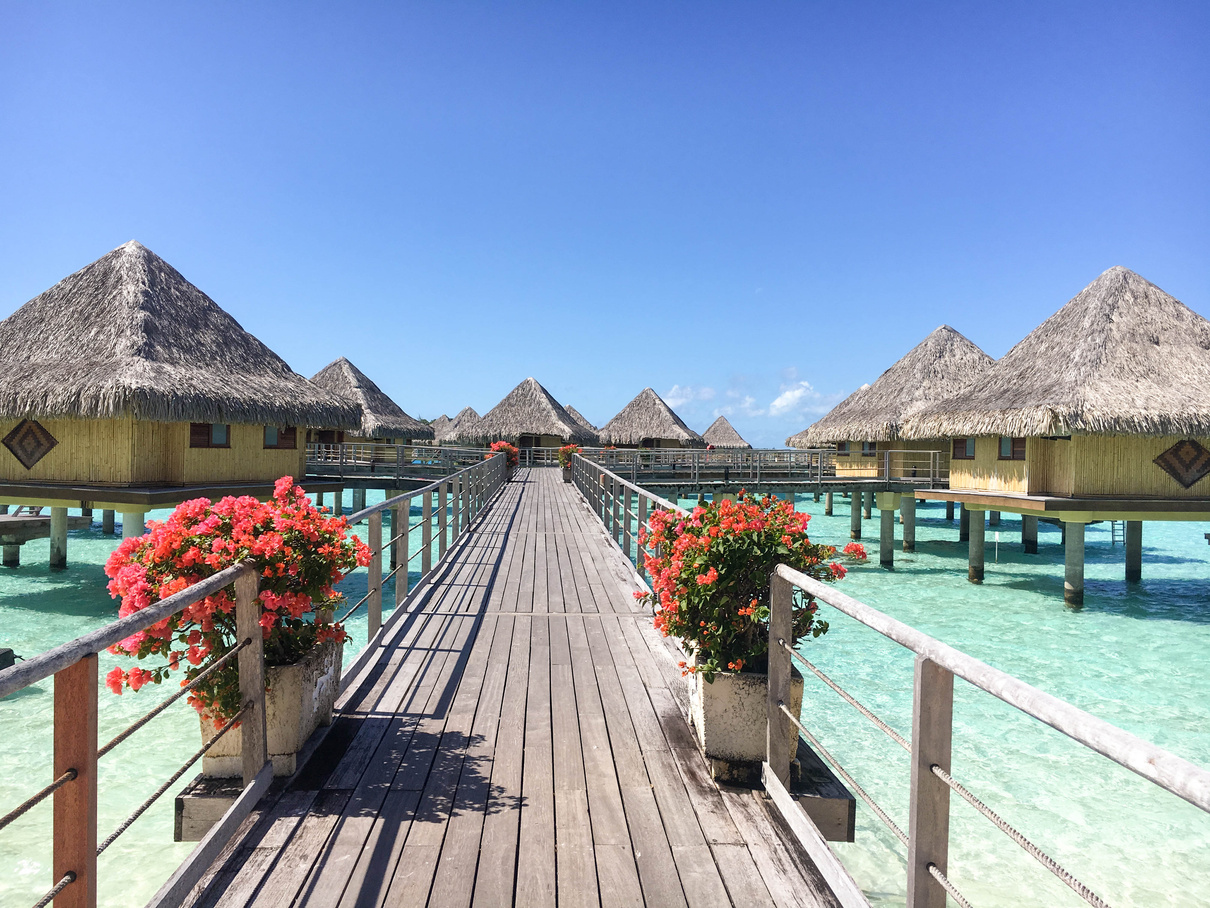 Bungalows in Bora Bora